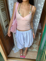 [Ofom] DEEP LACE SLEEVELESS