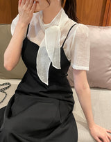 ルゼンパールタイ半袖ブラウス