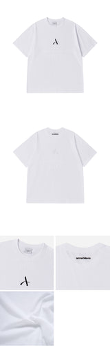 24FW ONE POINT LOGO SHORT SLEEVE T-SHIRT WHITE