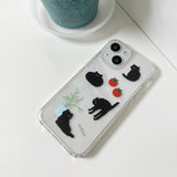 mew cat gel hard case