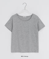サランカラーレイヤードベーシックラウンド半袖Tシャツ