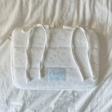 Bedding Notebook Pouch_jacquard white