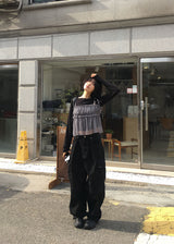 MESH SHIRRING TOP