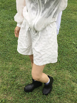 ザンフラワーエンボスショートパンツ (5c)
