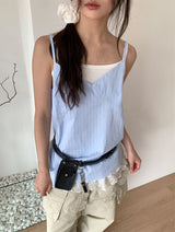 SAINT STRIPE BLOUSE (2C)