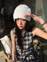 Sunflower Knit Beanie (3color)