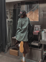 Needs Overfit Washed Denim Shirt