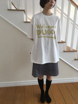【即日発送】YWD WELCOME T-SHIRTS_IVORY (1color)