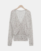 Floty Long Sleeve Wrap T-Shirt