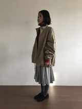 Rosé banding cutout skirt (3color)