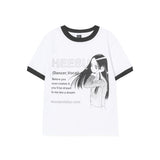 HEESU pfp Ringer T-shirt [White]