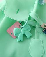 Pink Mint Pastel Ribbon Keyring
