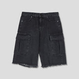 フレイ カットオフ カーゴ デニム ショーツ