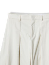 ASCLO Wool Deep Tuck Wide Slacks (3color)