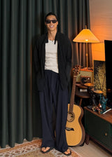 [ VIR Style Original ] China Collar Pleated Jacket 2COLOR