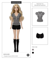 Emily stripe V top