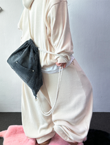 ワイドバルーンセットアップシャイニーベルベットビッグフード & バルーンパンツ 🖤🐣 3 COLORS