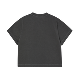 25SS GALAXY PIGMENT CROP SHORT SLEEVE T-SHIRT CHARCOAL