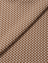 チェッカード レース スリーブレス(BROWN)
