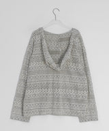 Roca Vintage Lace Hood Cardigan