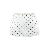 Cleo Satin Dot Micro Skirt