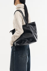 Tramp basic leather shoulder bag