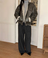 [Reversible] Reversible leather fur jacket(2color)