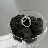 Melted Circle Frame Ring