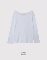 KIワンショルダールーズロングスリーブTシャツ (5color)