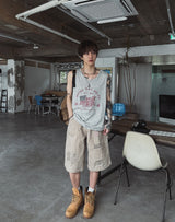 Aerin Damage Carpenter Bermuda Pants