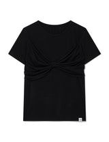RIBBON T-SHIRT(BLACK)