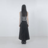 Check 3-way shirring top