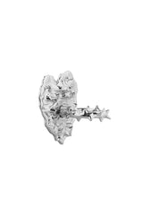 NO.612 [SILVER] SPIKY HEART PHONE GRIP