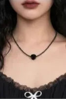 ROSE BEADED NECKLACE (4COLORS!)