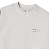 25SS PIGMENT BASIC LOGO SWEATSHIRT LIGHT GREY