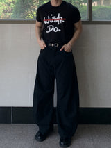 デセオウィッシュセミマッスルフィットショートスリーブTシャツ