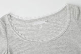 Azalea top - light gray