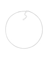 [925 silver] Un.silver.160 / flat soir necklace
