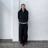 Bungee Hem Track Wide Trousers