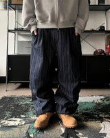 HD two-pin tuck striped pants (2C)
