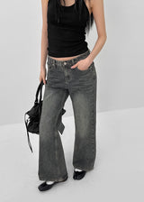 [MADE] Niche Washed Bootcut Denim Pants