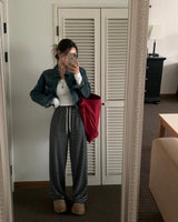 [Bellide made] Maiden Square Neck Long Sleeve T-shirt