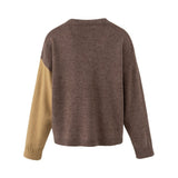 Preppy Animal Jacquard Knit Cardigan
