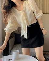Balin tie blouse