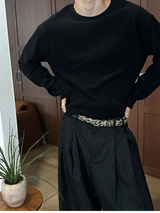 [Unisex]レオパードクラシックアイレットベルト(3color)