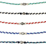 karen silver knot bracelet 