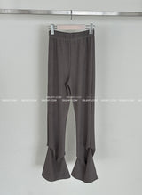 Pintuck Shirring Bootcut Long Pants