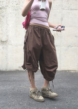 CARGO STRING BERMUDA PANTS (6color)