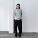 Structured Paneled Oversized Tee