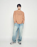 25FW BASIC LOGO KNIT ORANGE